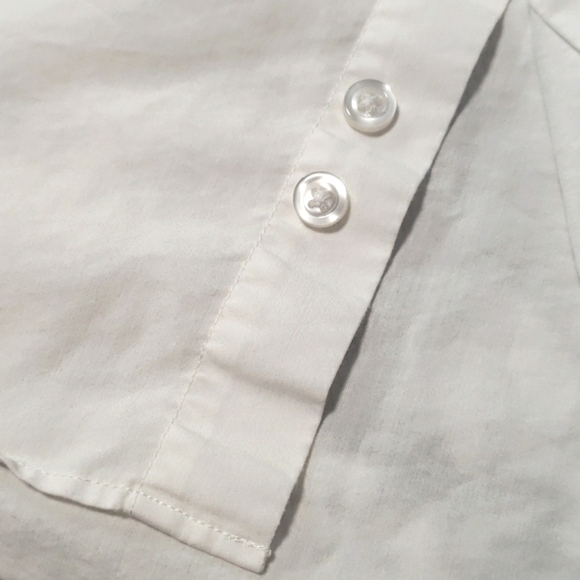 Alfani Fitted Stretch Fabric White Button Down Business Shirt, 15 1/2 32-33 - Picture 8 of 15